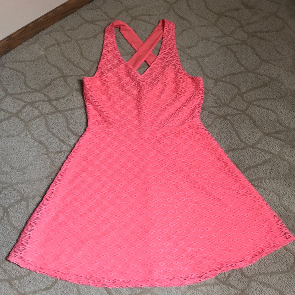 Maurice’s coral dress